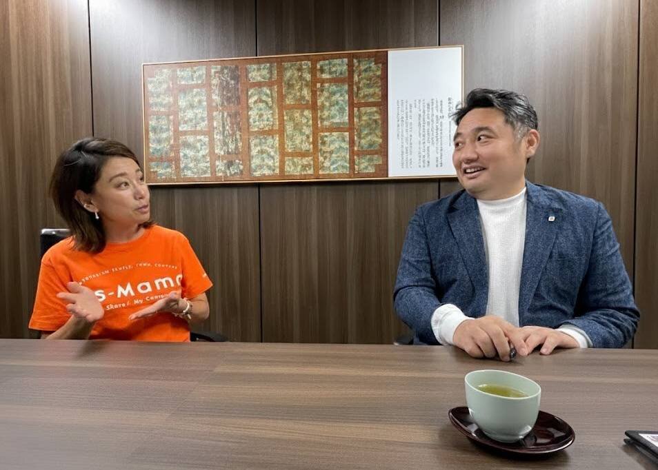 甲田氏と末次対談風景